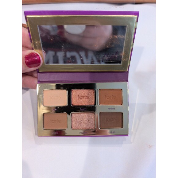 TARTE Tartelette Flirt Mini Eye Shadow Palette Neutrals Shimmer Matte NEW - Picture 2 of 4